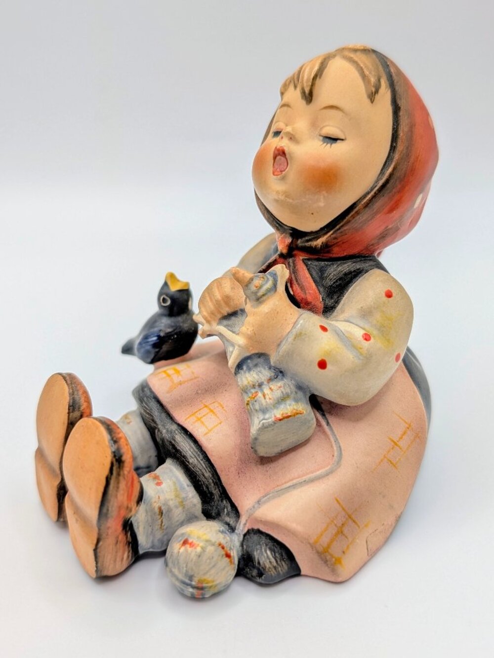 M.I. Hummel - Titled "Happy Past Time"  1960's - Vintage Home Decor Figurine